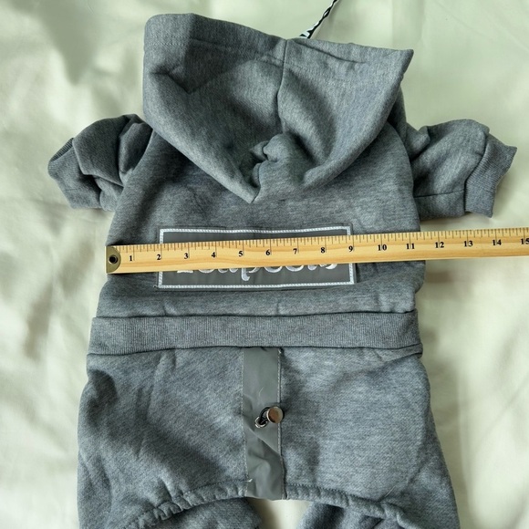 Yeapeeto Pet Hoodies Set - Gray, Black, Red - Picture 5 of 11